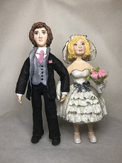 Свадебные ватные куклы - фото 4