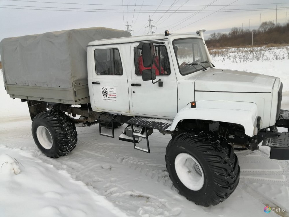 Снегоболотоход газ садко некст с двухрядной кабиной