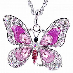 Ожерелье с бабочкой - фото 3