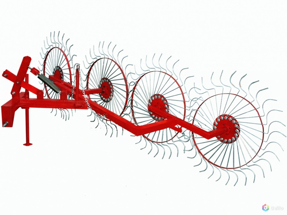 Сеноворошилка 4-колесная на трактор