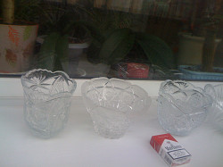 Коллекция хрусталя вазы графины бокалы фужеры-центр - фото 3