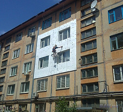 Ремонт и отделка фасадов многоэтажных зданий в Новосибирске