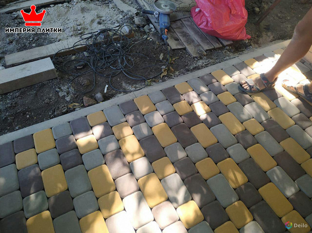 Укладка тротуарной плитки под ключ в Ростове-на-Дону