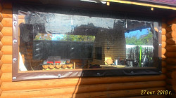 Защитные шторы (мягкие окна) для беседки, веранды, террасы - фото 5