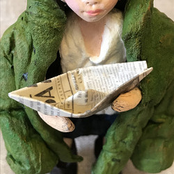 Ватная кукла «Дети Победы»12 см - фото 8
