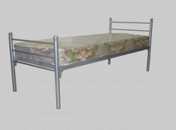 Двухъярусные кровати в хостелы, металлические кровати в общежития, кровати трехъярусные для робочих - фото 3