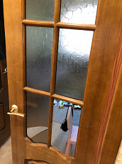 Замена стекла в межкомнатной двери - фото 3