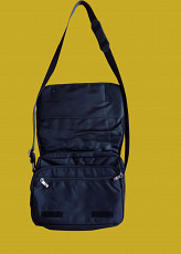 Наплечная сумка кросс-боди черная из полиэстера, новая - фото 4