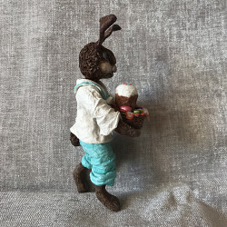 Ватная кукла « Пасхальный кролик» 14 см - фото 4