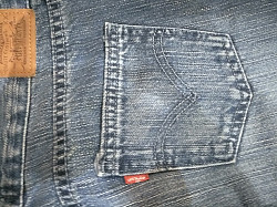 Новые, синие джинсы"levis" - фото 6
