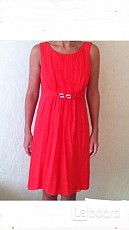 Платье новое luisa spagnoli италия размер м 46 шёлк коралл с