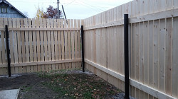 Деревянный забор - фото 3