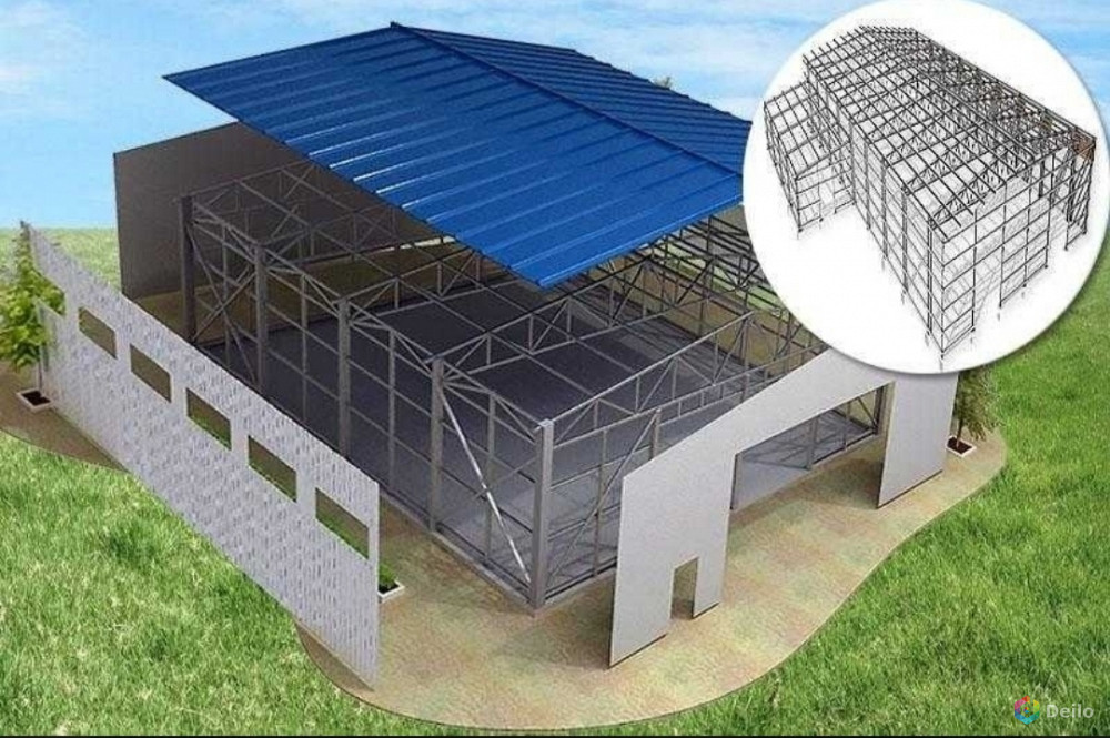 Некапитальное строение. Здание из металлоконструкций. Быстровозводимые сооружения. Проект здания из металлоконструкций. Проектирование быстровозводимых зданий.