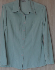 Блузка-рубашка, р-44(46) - фото 1