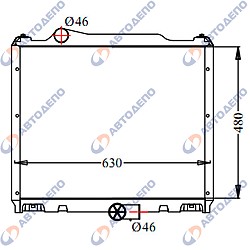 Mitsubishi canter rosa 2008- радиатор арт. Mi-0154-48