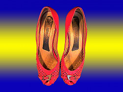 Туфли женские, кожаные, розовые, б\у, немецкие - фото 3