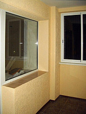 Отделка балконов мраморной крошкой - фото 7