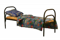 Двухъярусные кровати в хостелы, металлические кровати в общежития, кровати трехъярусные для робочих - фото 5