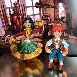 Ватная игрушка на елку « Влюблённый пират» 12 см - фото 7