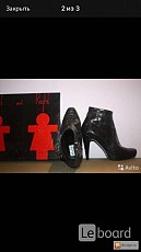 Ботинки left&rite италия 39 размер кожа черные платформа каб - фото 4