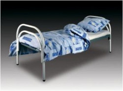Кровати металлические для общежитий, кровати двухъярусные эконом класса, одноярусные кровати - фото 5