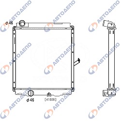 Mitsubishi canter 2002- радиатор арт. Mi-0159-48