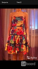 Сарафан anna sui м 46 44 клёш разноцветный платье вискоза ве - фото 3