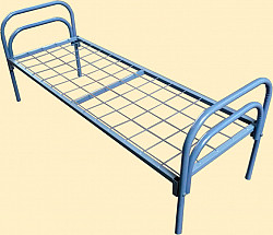 Железные кровати для строителей в бытовки, кровати одноярусные, кровати двухъярусные из металла - фото 9