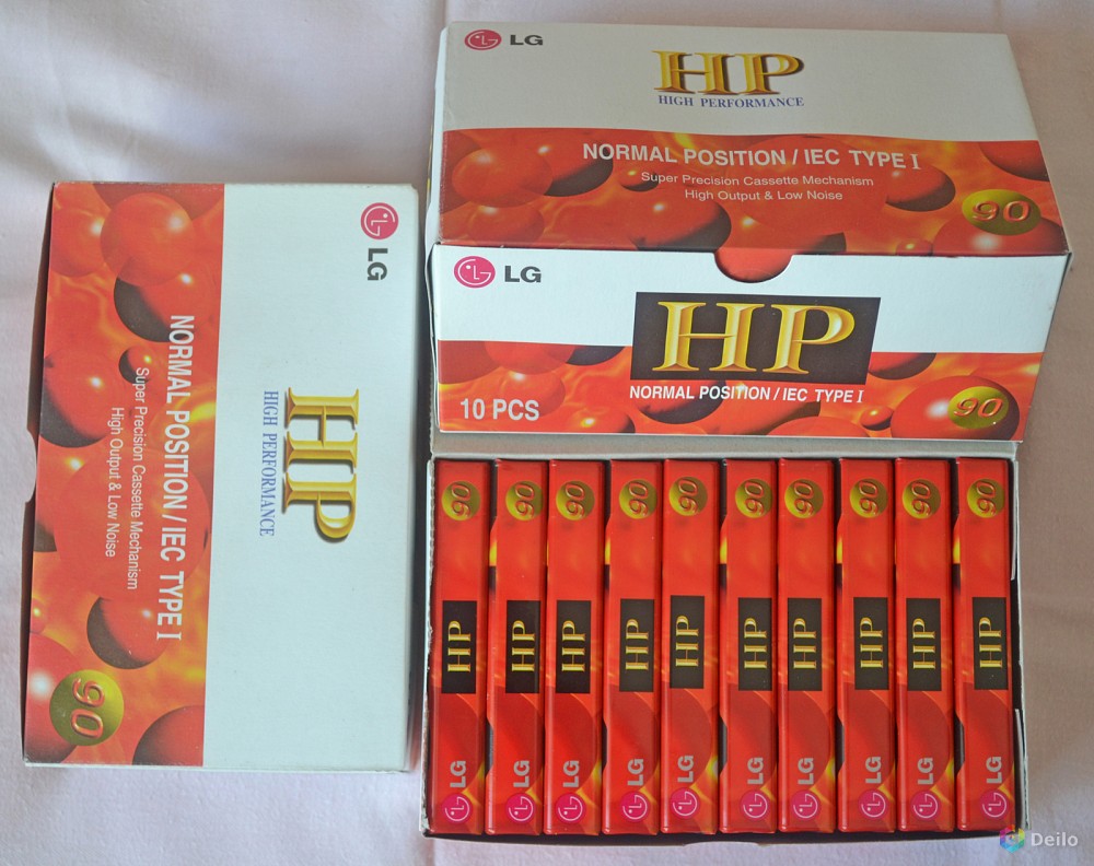 Новые кассеты LG - HP 90 Normal Position Type I