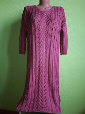 Вязаное платье - фото 1