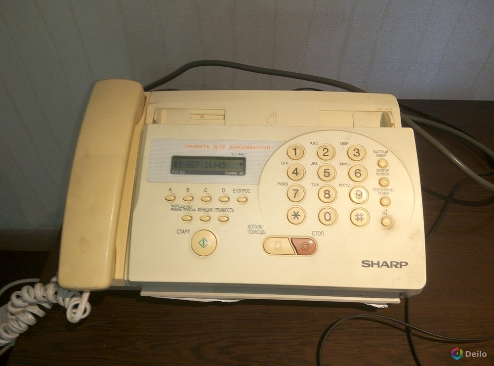 Телефон-факс sharp FO-55