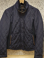 Куртка женская Massimo Dutti, синяя, два кармана на молнии
