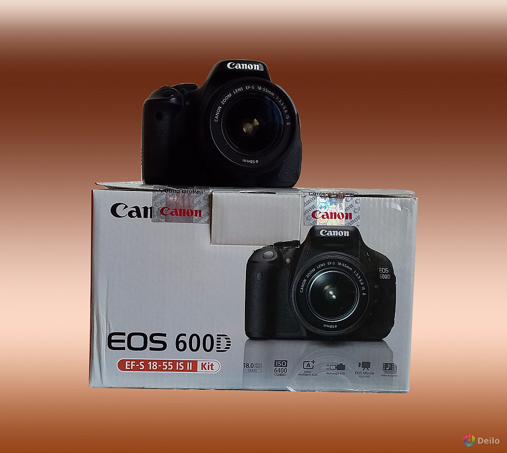 Фотоаппарат зеркальный цифровой Canon EOS 600D бу в отл.сост